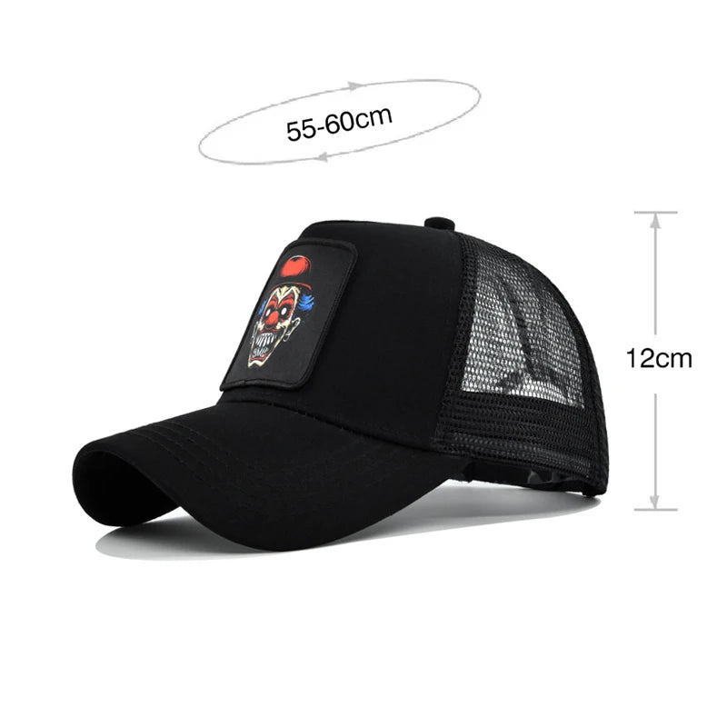 Embroidered Snapback Trucker Hat – Breathable Mesh Baseball Cap