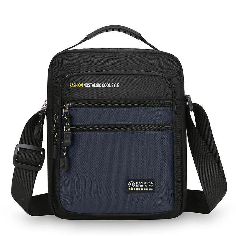 Men's Crossbody Bag – Large Capacity Multi-Pocket Shoulder Bag