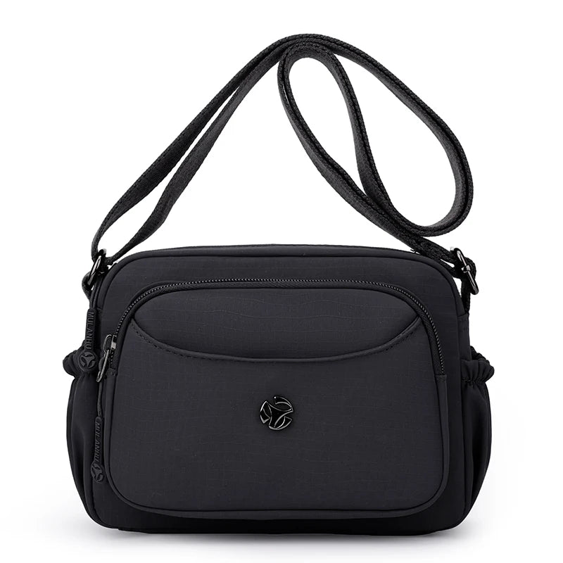 Women's Waterproof Nylon Crossbody Bag – Lightweight Small Square