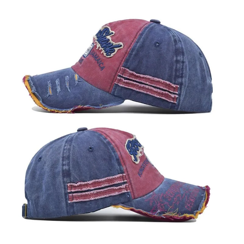 Unisex Baseball Cap – Retro Embroidered Cotton Sun Hat