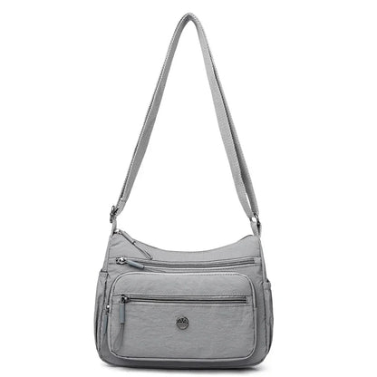 Nylon Crossbody Bag for Women – Large Capacity Multi-Pocket Shoulder Bag