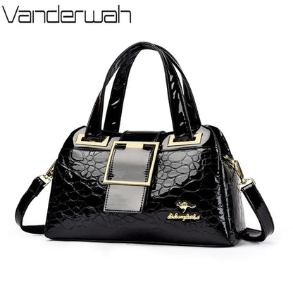 Stone Pattern Luxury Tote Bag for Women