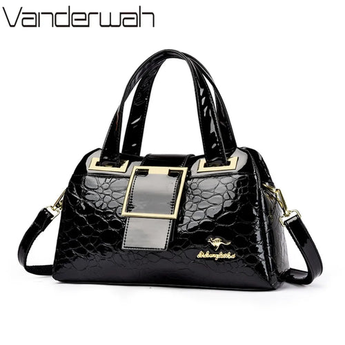 Stone Pattern Luxury Tote Bag for Women