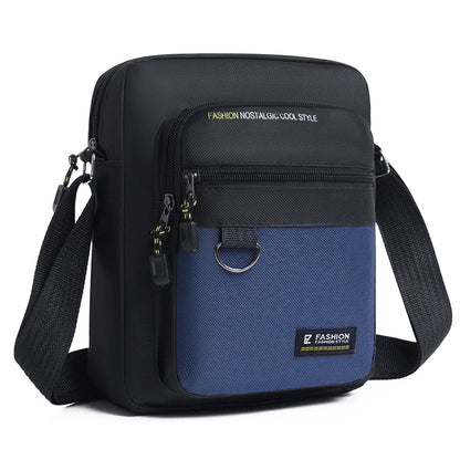 Men's Oxford Messenger Shoulder Bag – Lightweight Casual Crossbody