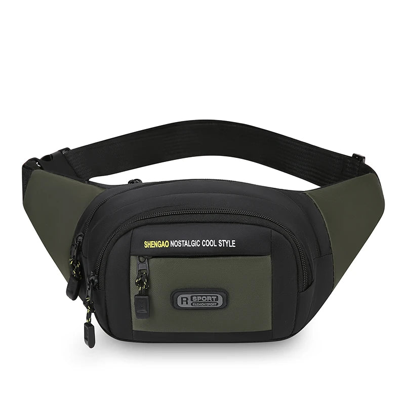 Sports Waist Bag Multi-Pocket Fanny Pack for Fitness & Outdoor