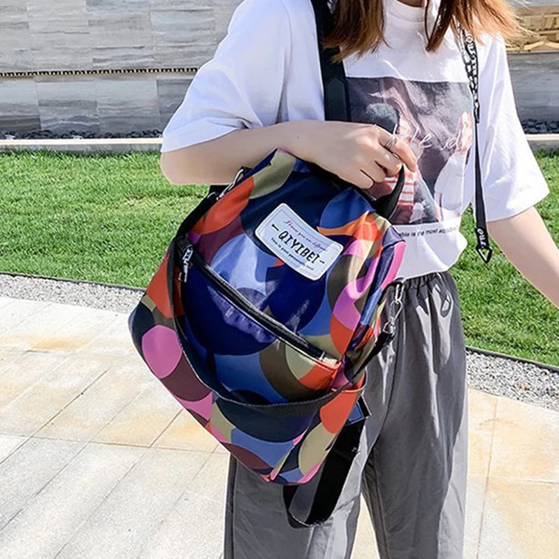 Anti-Theft Backpack for Women – Waterproof Oxford Daypack
