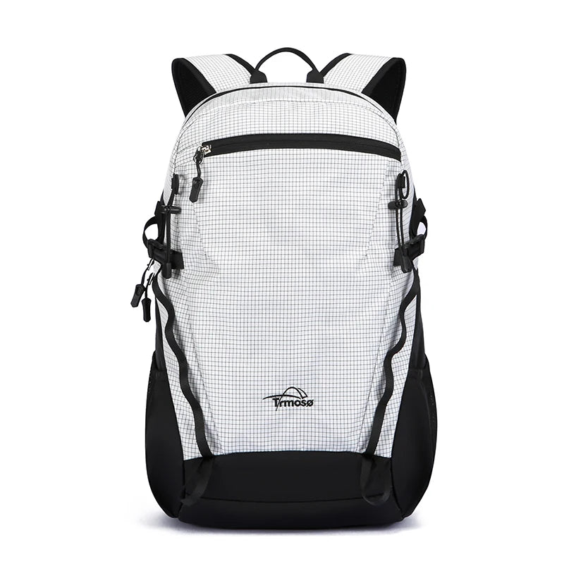 Large Capacity Hiking Backpack with Reflective Strip & Rescue Whistle