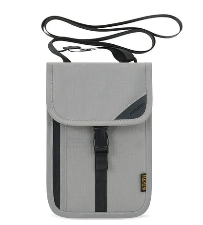 RFID Blocking Neck Wallet & Family Passport Holder Travel Organizer