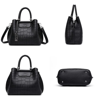 Luxury Stone Pattern Women's Handbag Crossbody Shoulder Bag