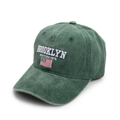 Brooklyn New York 1979 US Flag Embroidered Vintage Baseball Cap