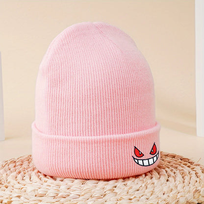 Embroidered Winter Beanie – Warm Unisex Hip Hop Ski Hat