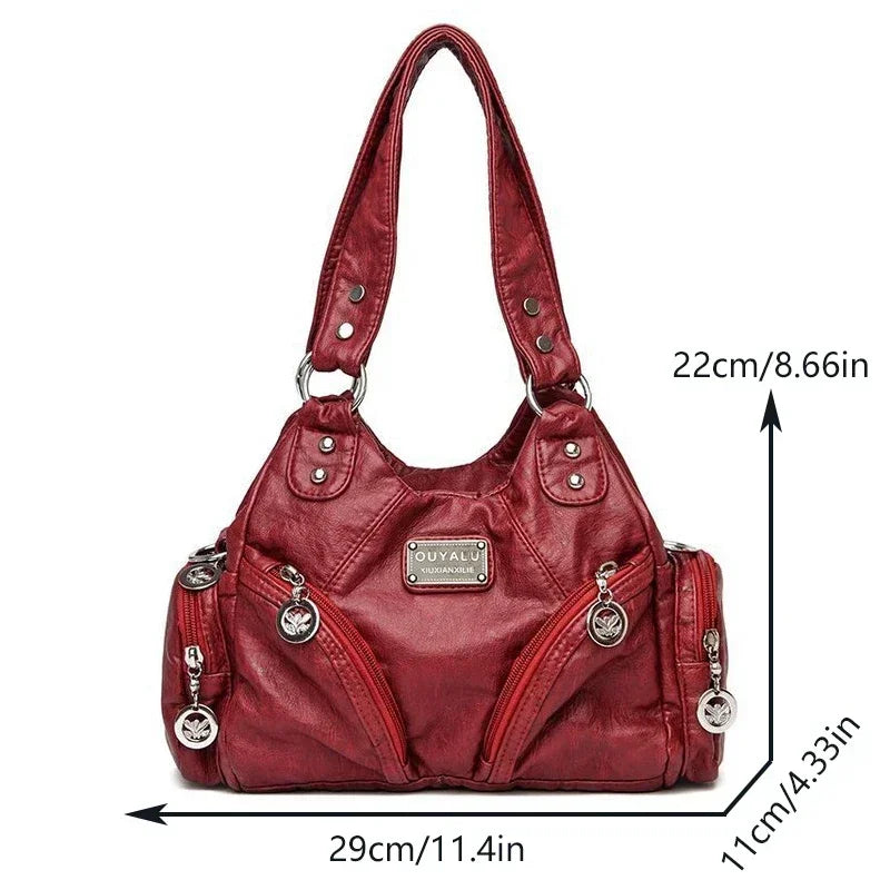 Designer Shoulder Bag for Women – Large Capacity Hobo Handbag