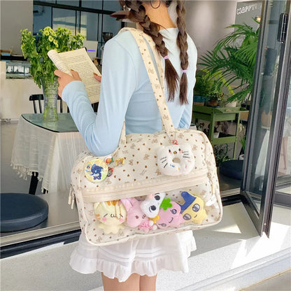Kawaii Shoulder Bag - Anime Ita Tote Large Capacity Handbag