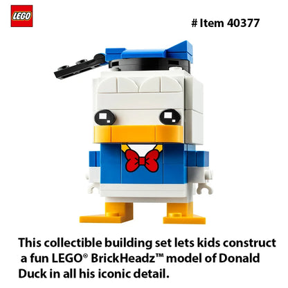 LEGO BrickHeadz 40377 Donald Duck Disney Figure Set