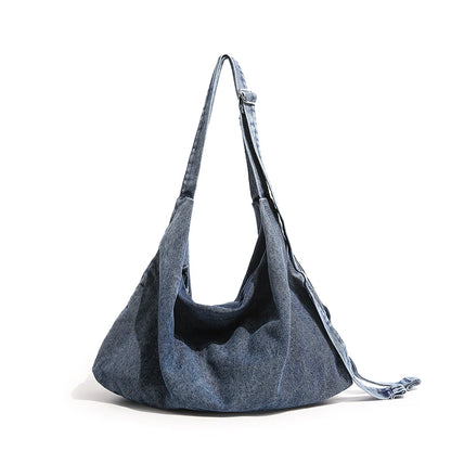 Denim Hobo Bag Women – Large Crossbody Shoulder Shopper