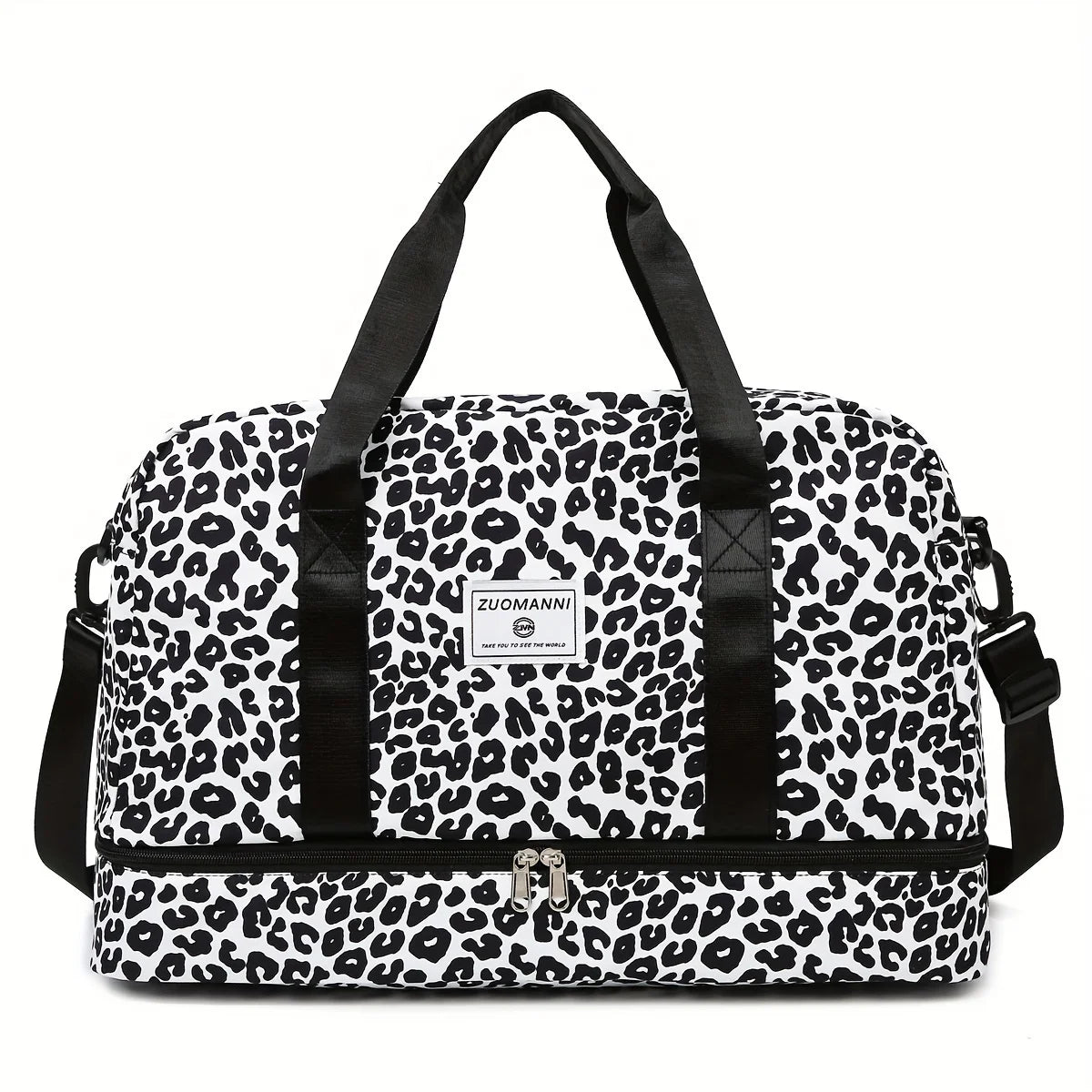 Animal Print Duffle Bag – Large Capacity Gym & Travel Weekender