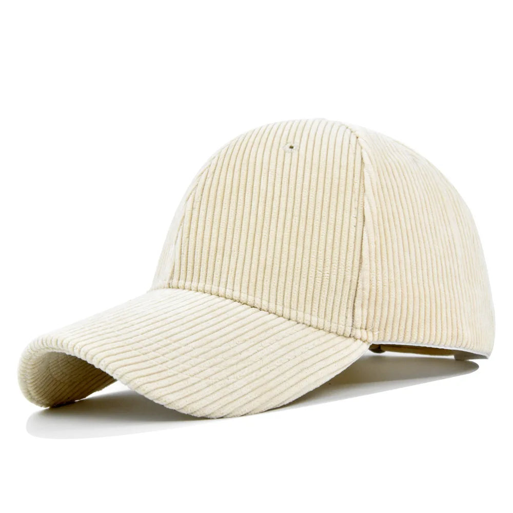 Women's Corduroy Baseball Cap – Snapback Hip Hop Hat