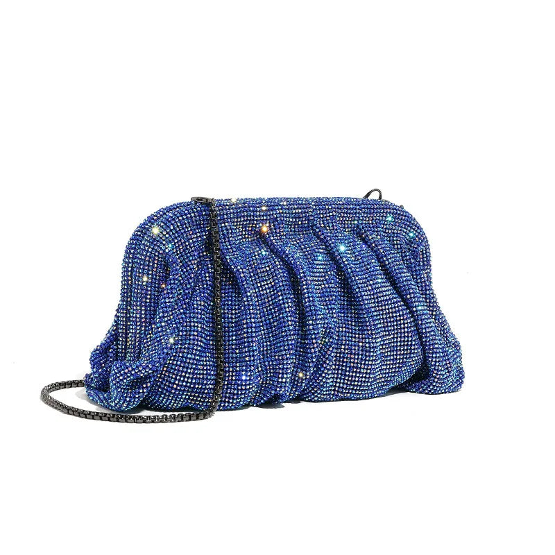 Crystal Evening Clutch Bag – Women's Diamond Party Purse