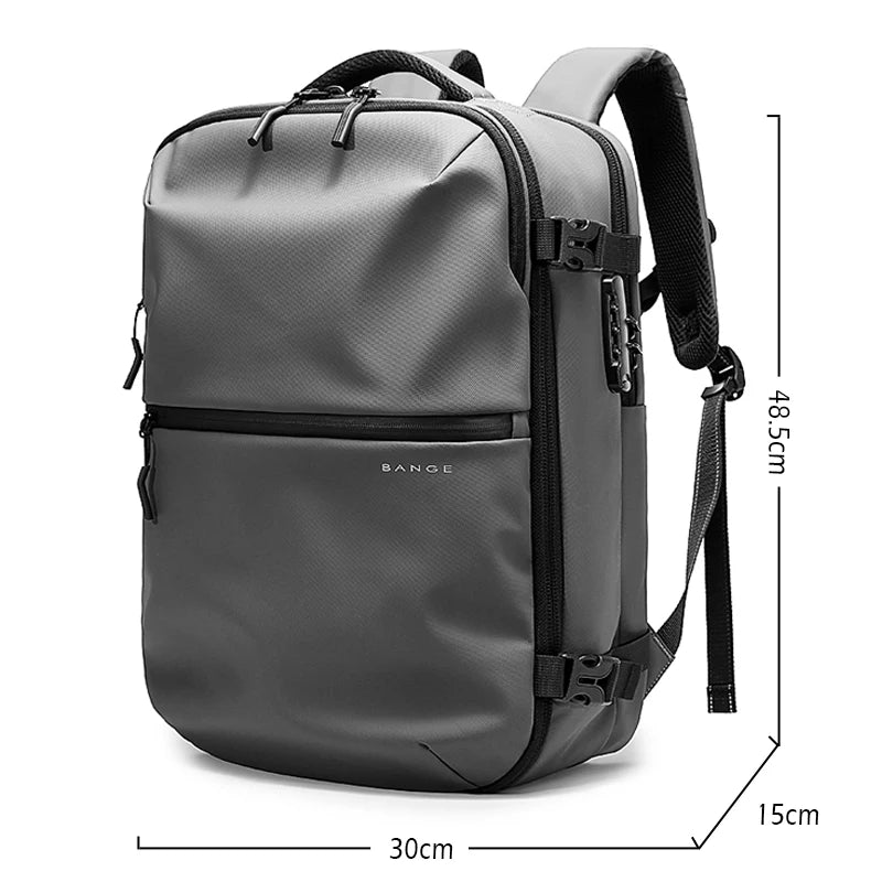 Bange Anti-Theft Travel Backpack – Vacuum Compression 15.6" Laptop Bag