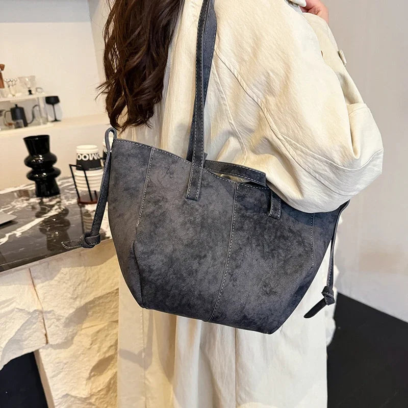 Women's PU Leather Crossbody Shoulder Bag – Luxury Designer Handbag