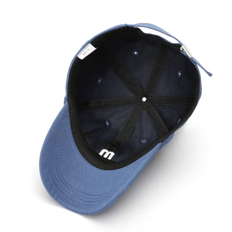 Snapback Cap Cotton Letter Embroidery – Unisex Summer Hat