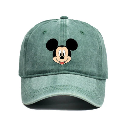 Cartoon Character Baseball Cap – Vintage Washed Unisex Hat