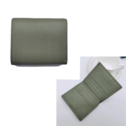 Slim Bifold Wallet – Unisex Short Wallet with Card Holder