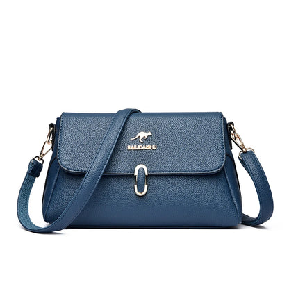 Women's Luxury PU Leather Crossbody Bag – Designer Shoulder Purse