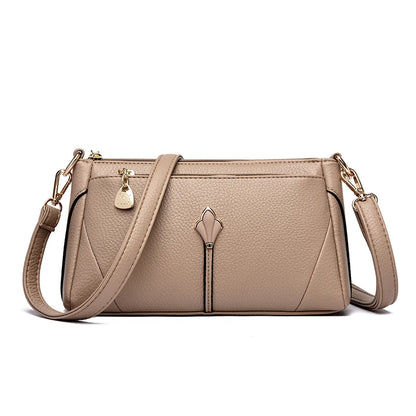 Elegant PU Leather Crossbody Bag – Women's Shoulder Purse