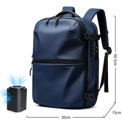 Anti-Theft Travel Backpack with Vacuum Compression & Laptop Compartment