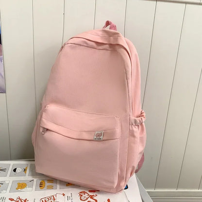 Waterproof Nylon Women's Backpack – Lightweight School & Travel Bag