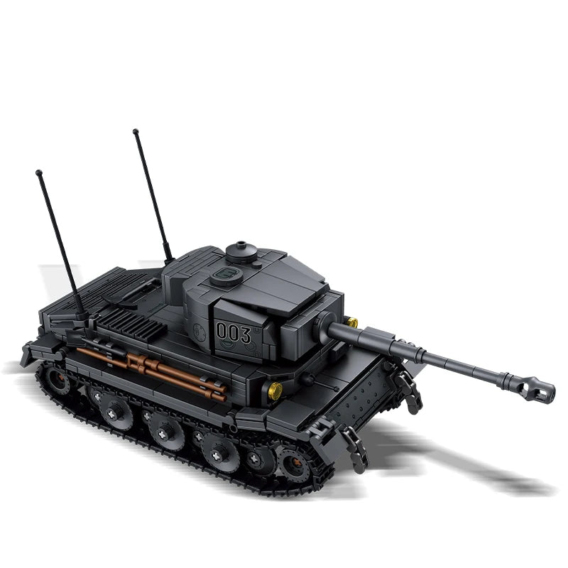 Tiger P Tank Building Block Set – Military WWII Brick Model Kit