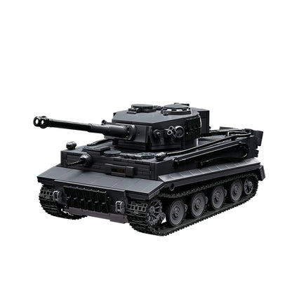 Tiger Tank MOC Building Set – 1:28 Scale WWII Military Blocks