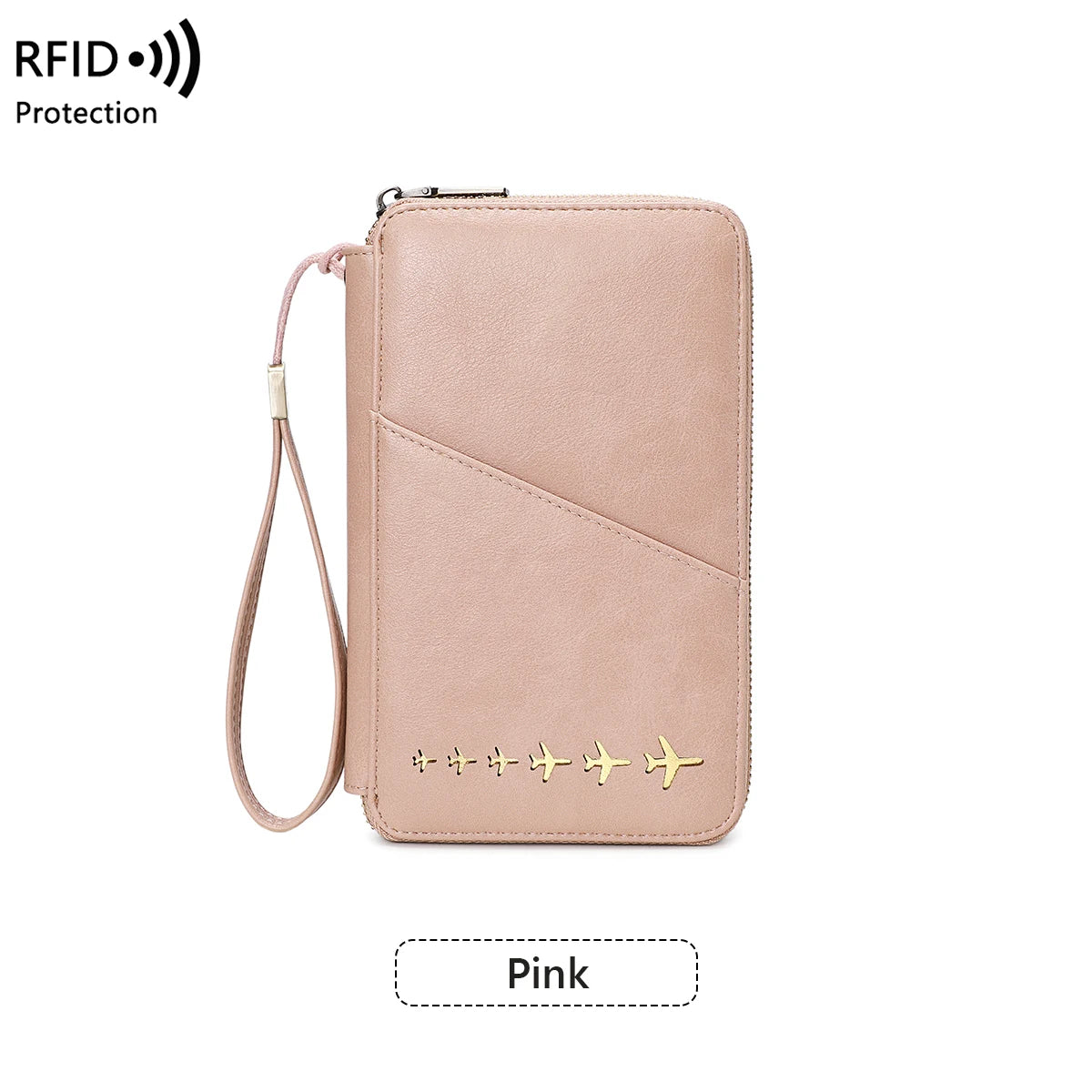 RFID Blocking Family Passport Holder Travel Wallet
