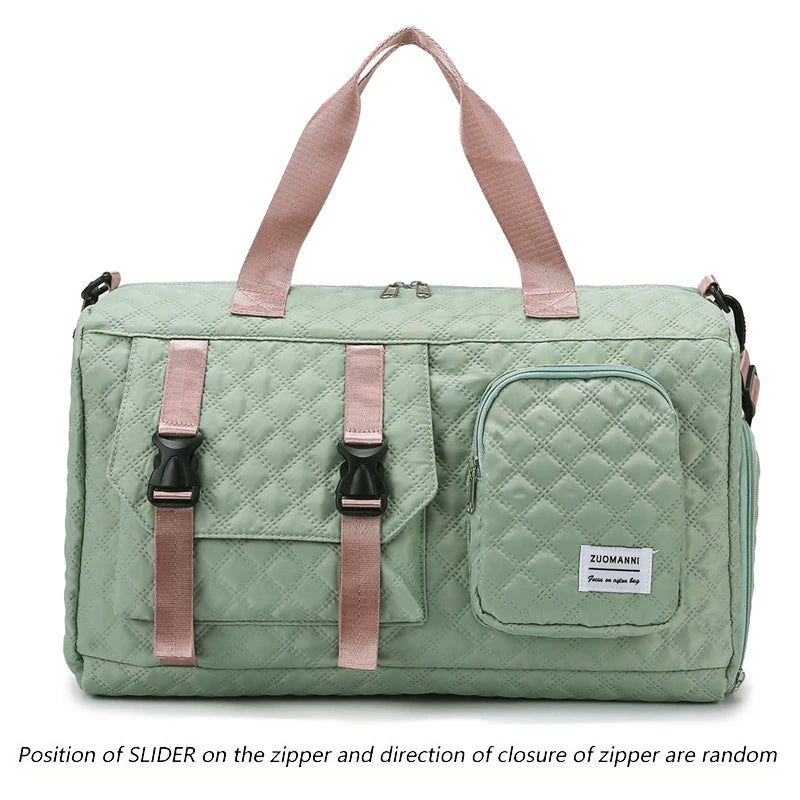 Nylon Travel Duffle Bag – Sports Gym & Overnight Shoulder Bag