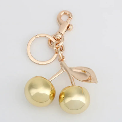Crystal Cherry Keychain Bag Charm for Women