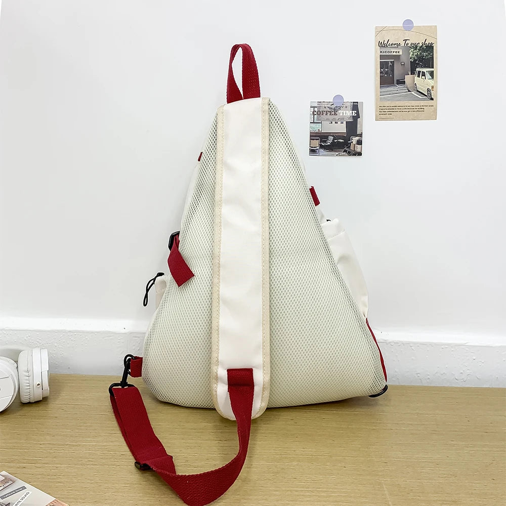 Crossbody Sling Bag Large Capacity Casual Streetwear Shoulder Bag