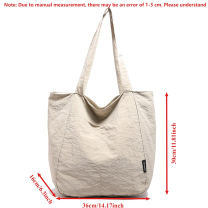 Casual Japanese Sle Nylon Waterproof Single Shoulder Underarm Bag Women Large Capaci Student