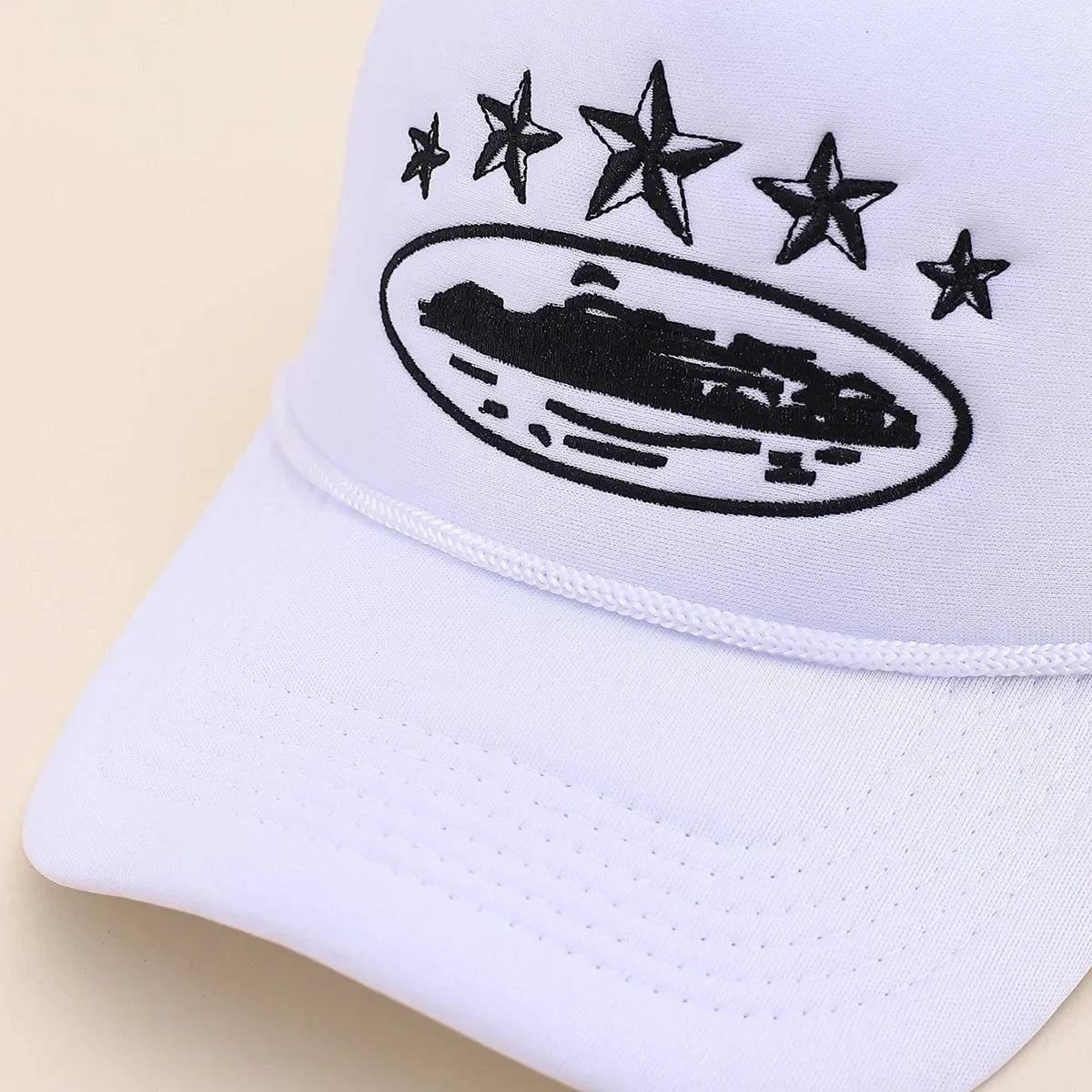Unisex Men Women Cap Pentagram Embroidery Baseball Net Caps Spring Summer Outdoor Adjustable Casual