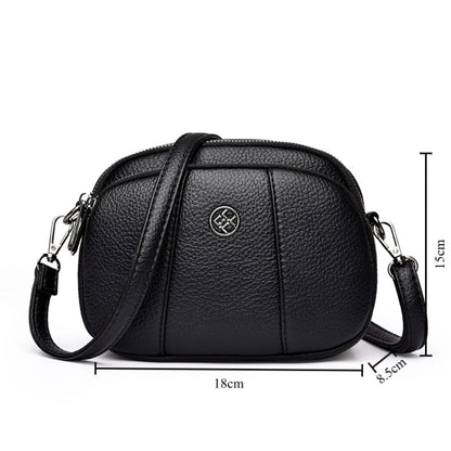 Soft Leather Crossbody Bag – Women's Luxury Shoulder Messenger Purse