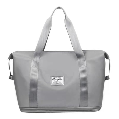 Waterproof Nylon Travel Duffle Bag – Expandable Large Capacity