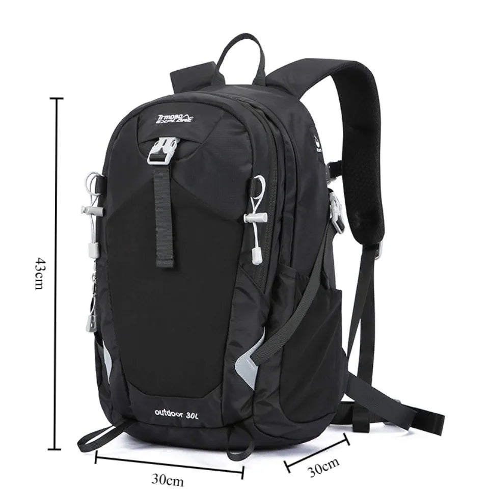 Water-Resistant Outdoor Backpack 30L – Large Capacity Travel Bag