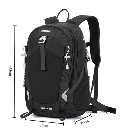 Water-Resistant Outdoor Backpack 30L – Large Capacity Travel Bag