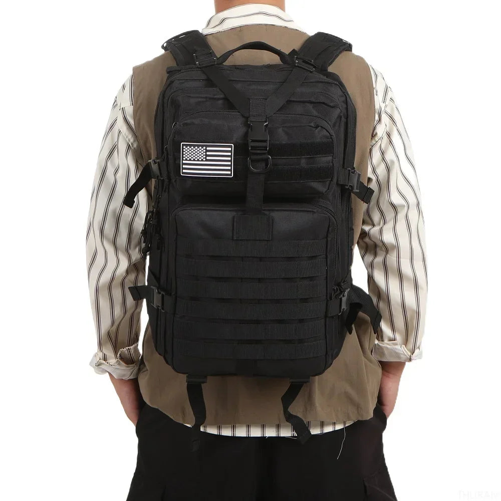 Tactical Backpack 25L/50L – Waterproof 1000D Nylon Outdoor Rucksack