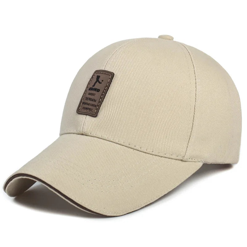 Structured Cotton Baseball Cap – Unisex Adjustable Snapback Sun Hat
