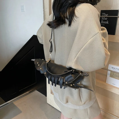 Lobster Shape Crossbody Bag – Novelty PU Leather Shoulder Bag