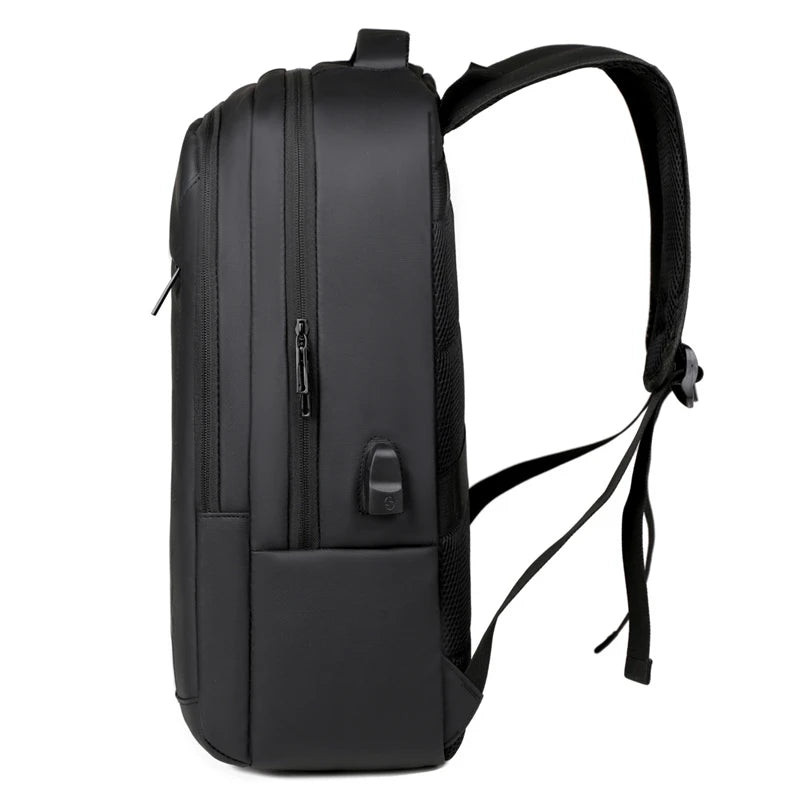 Water-Repellent Laptop Backpack – Slim Nylon School & Travel Bag