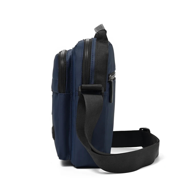Men's Business Crossbody Bag – Multi-Compartment Shoulder Bag