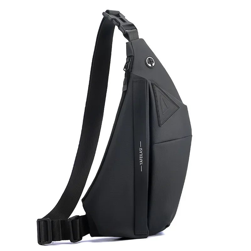 Anti-Theft Sling Bag Men Waterproof Crossbody Chest Pack