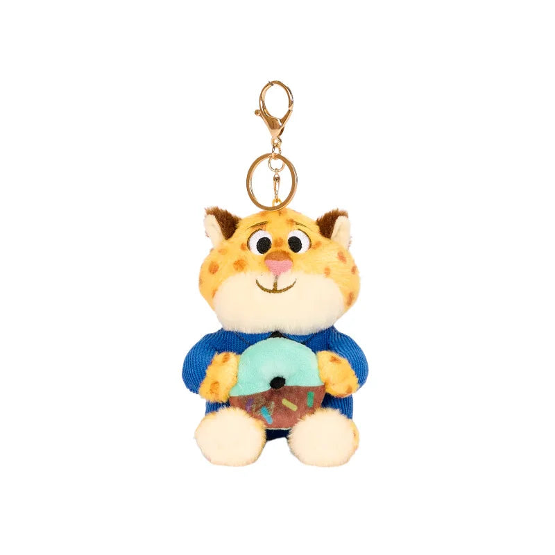 Zootopia Plush Keychain Doll – Cute Bag Charm Pendant